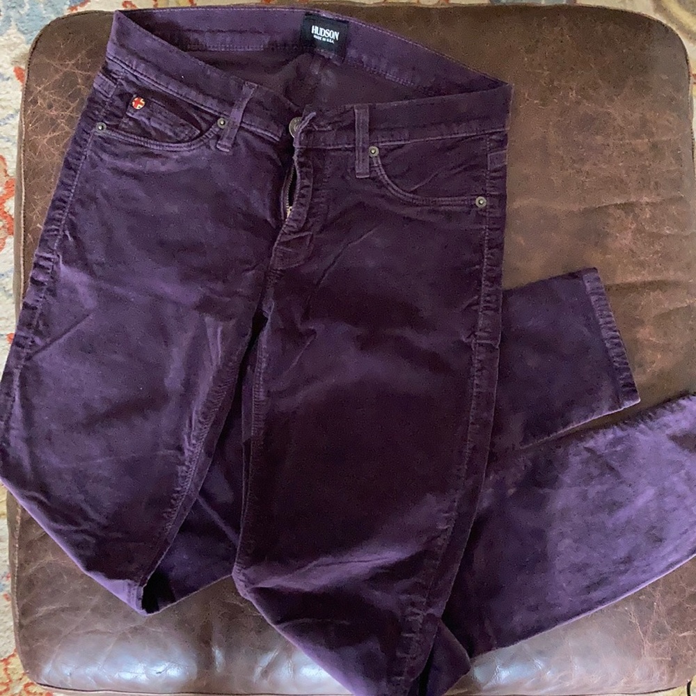 Hudson Krista super skinny velvet jeans